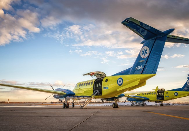 Delivery of two new planes through an SNF Grant strengthens EKAV’s Air Ambulance Services